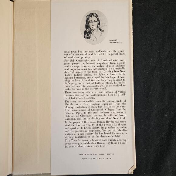 The Time is Noon by Hiram Haydon Hard Cover 1925 Book Fiction Vintage - Picture 8 of 8